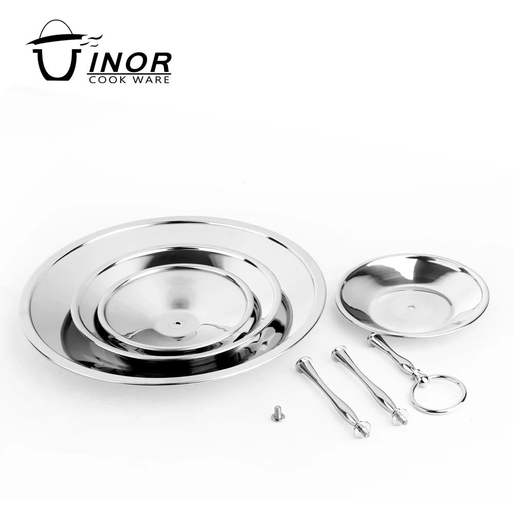 import china round wholesale 3 tier cupcake serving tray with stand