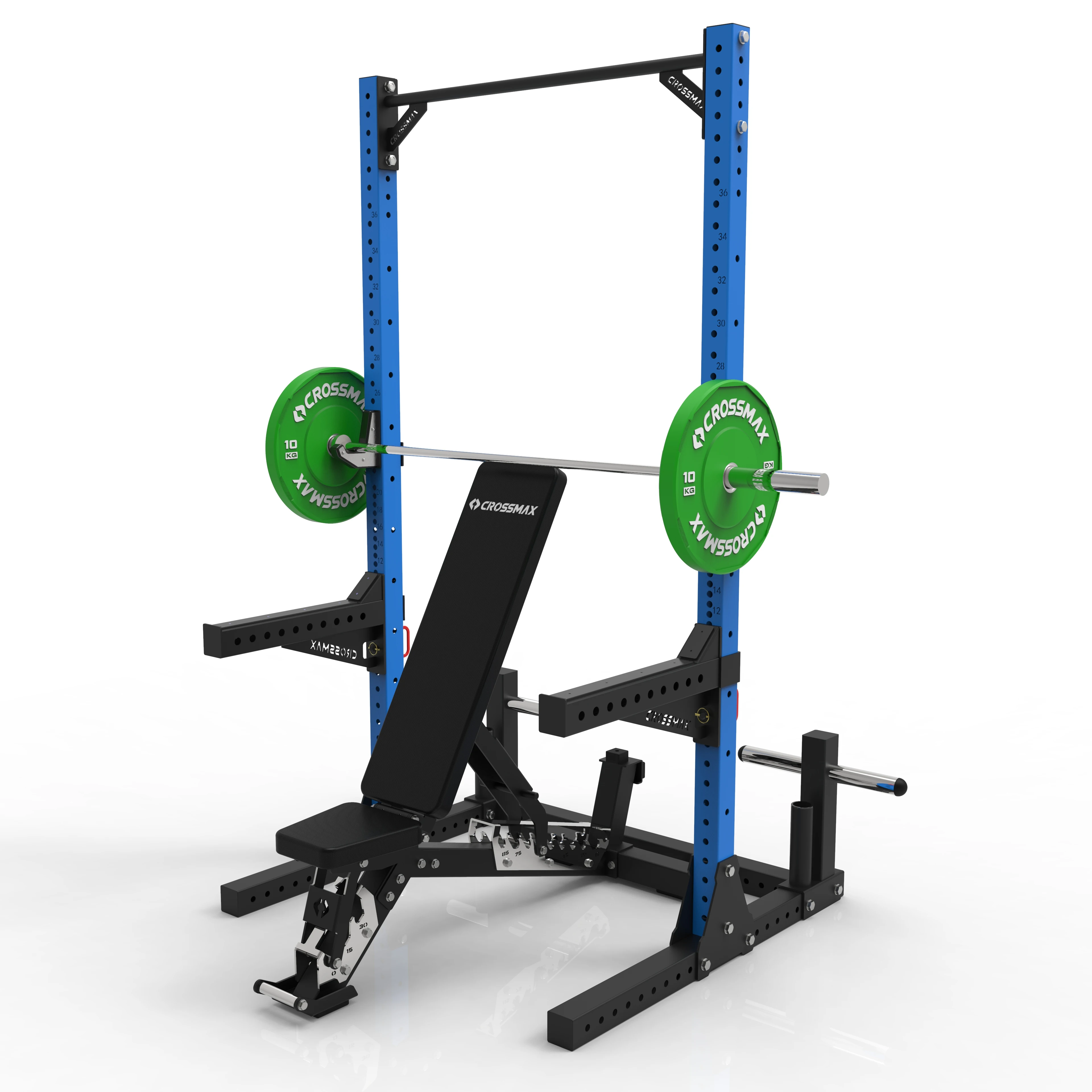 Crossmax Home Gym Equipment Barbell Power Squat Rack for Fitness