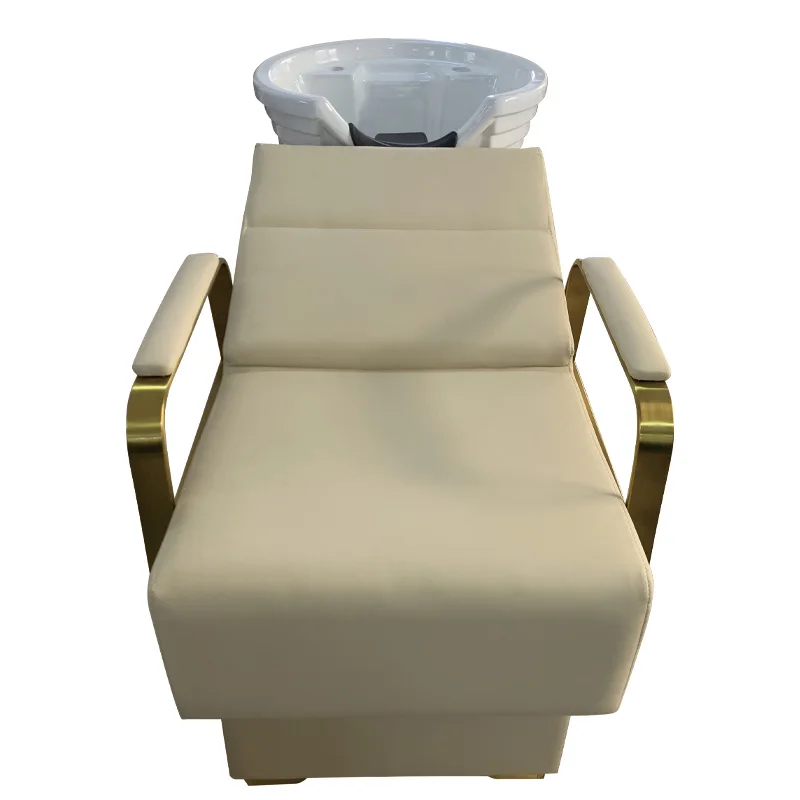 Factory Price beauty Salon Furniture Hair Salon barber shop Shampoo Bowl Black Backwash Shampoo Chair
