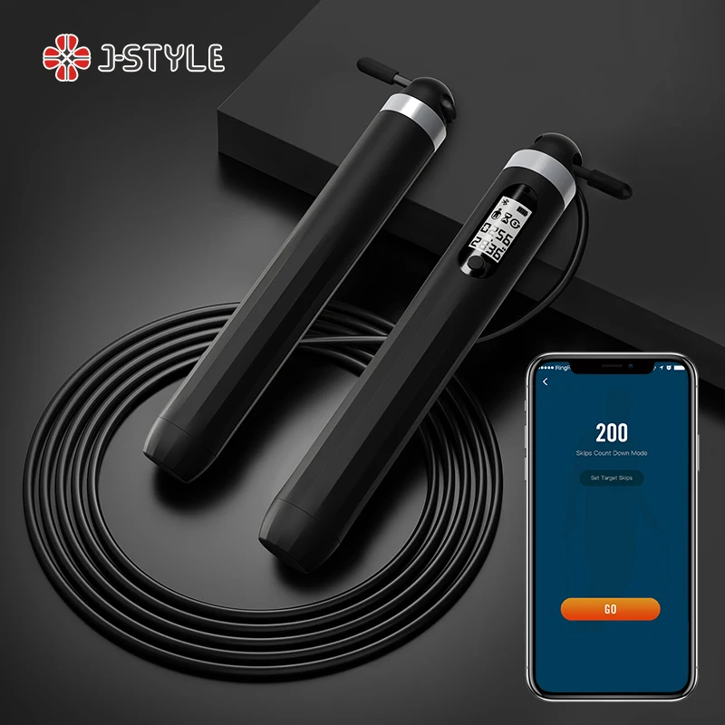 Цифровая утяжеленная ручка Smart Bluetooth, Скакалка с счетчиком калорий