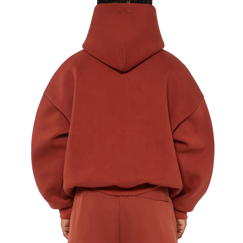 HIC Custom Unisex 500gsm Oversized 100% Cotton Hoodie Blank Plus Size Embossed Pullover cropped hoodie men