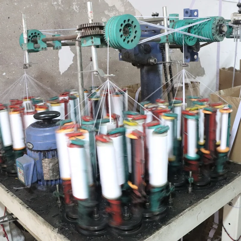 Customized color 6mm cotton shoe lace 8mm flat string 10mm round thick cotton rope twisted shoelaces for dunk shoes laces