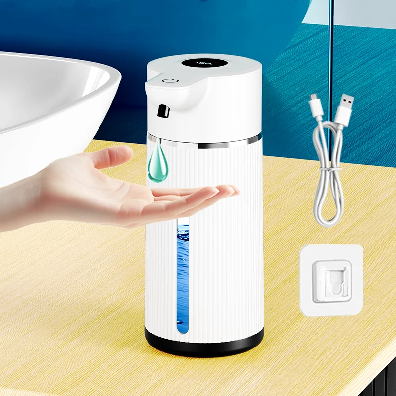 420ml Infrared Sensor Automatic Soap Dispenser 4 Gear Adjustable Touchless Liquid Hand Soap Dispenser