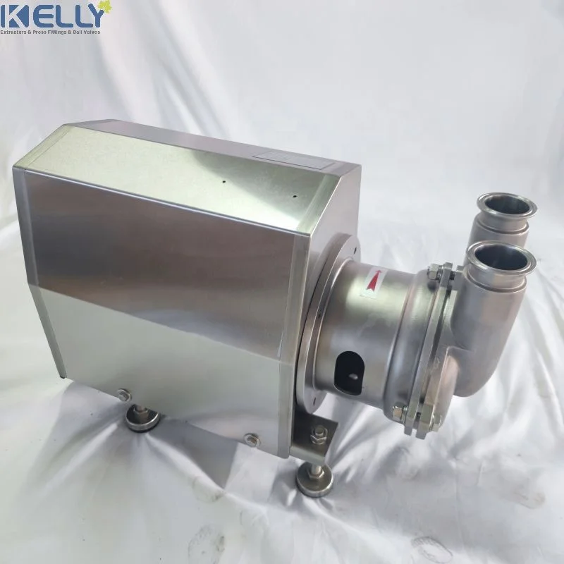 Factory SS304 sanitary milk/beer pump stainless steel centrifugal pump with ABB Motor