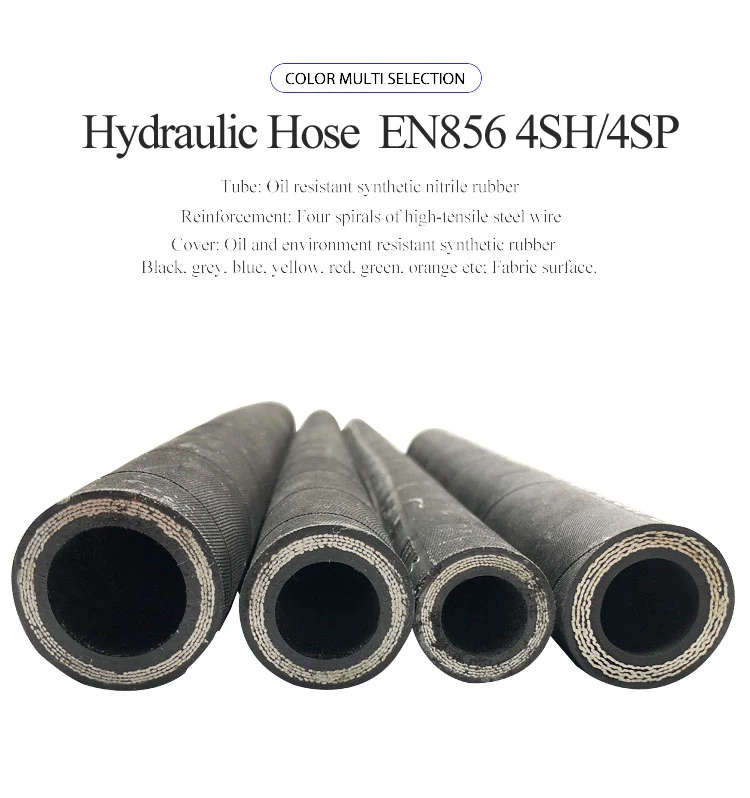 Хорошее качество гибкий дешевый гидравлический шланг EN856 4SP в Китае