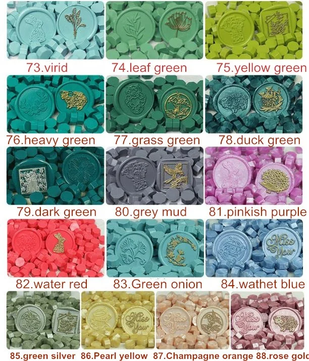 Colors of smokeless wax seal beads 1kg/bag