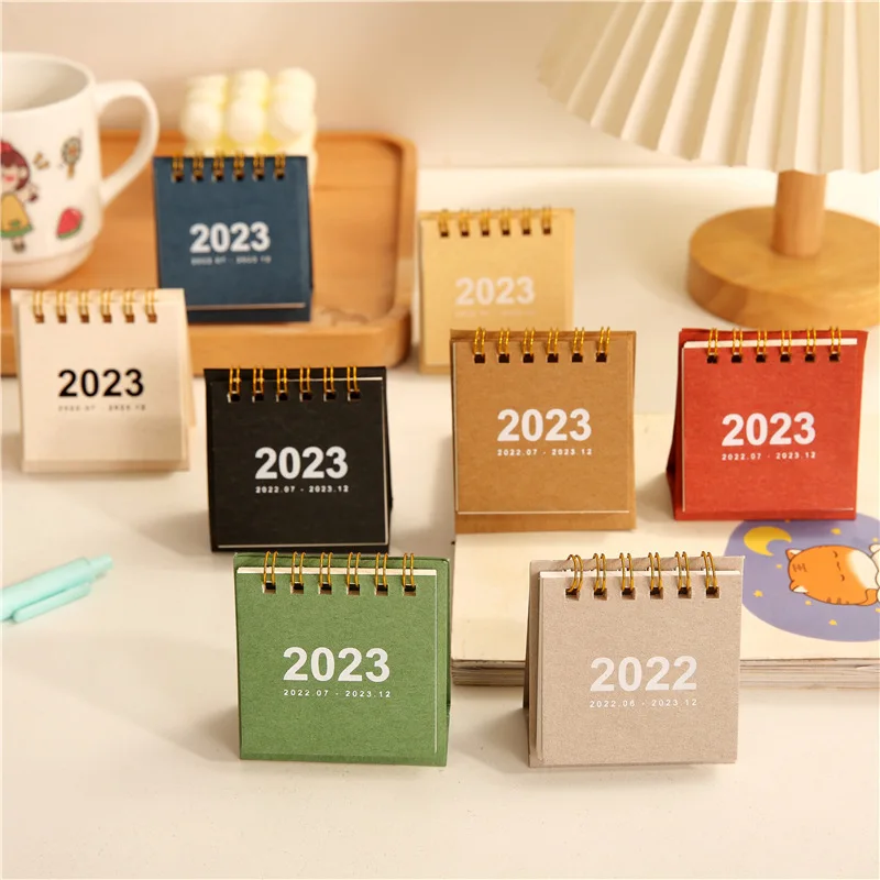 Small Desk Calendar 2023 2023, Mini Monthly Desktop Calendar from January 2023 to December 2023