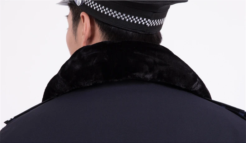 Customized Security Guard Winter Jacket Outerwear Multi Pockets Windproof Safety Security Winter Jackets