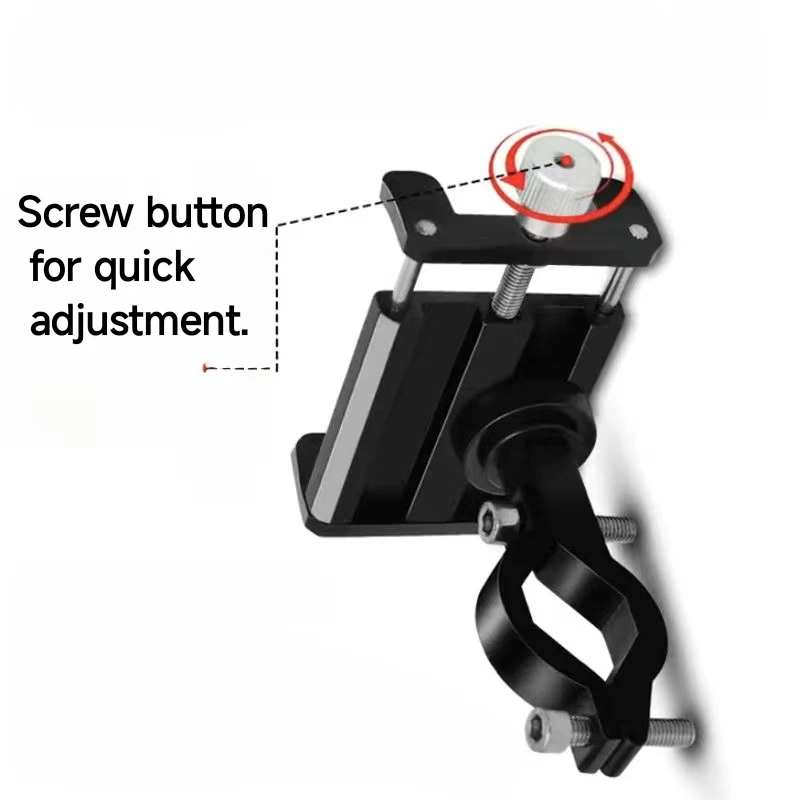 Aluminum adjustable bicycle motorcycle handlebar phone stand holder cellphone mount for mountain bike