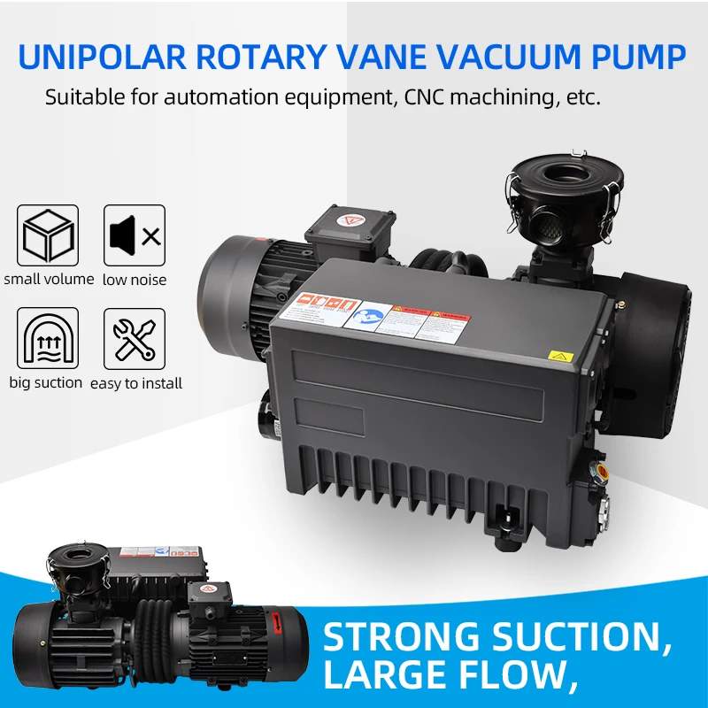 59CFM Pumping rate 4HP industrial   380v  rotary vane vacuum pump VN-0100 for CNC /Blister molding machine