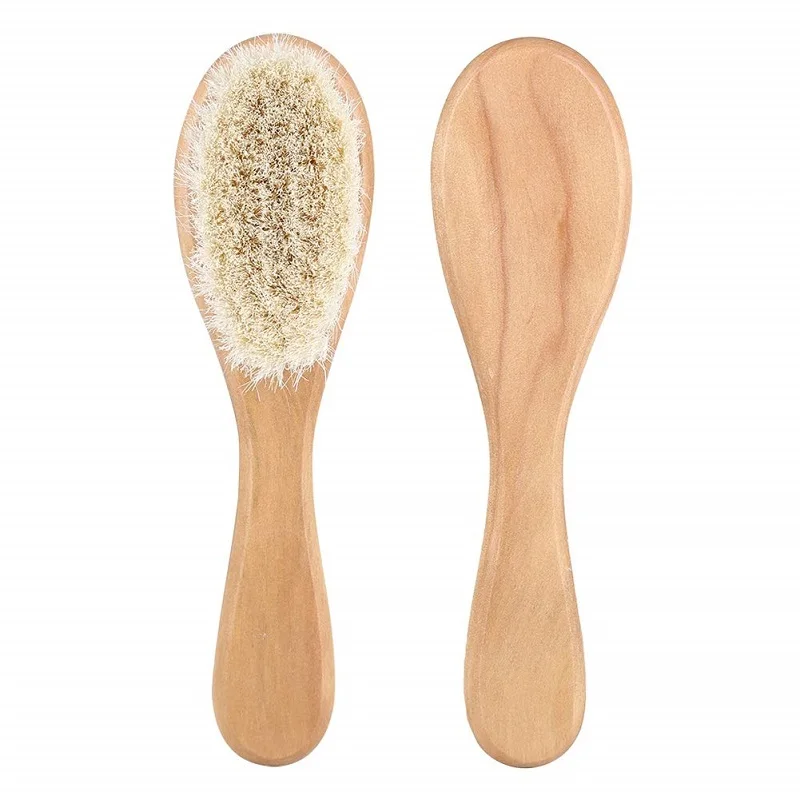 Good Quality Soft Bristles Hair brush Wooden Bristle Comb Wooden Baby Hair Brush For Newborns Massager