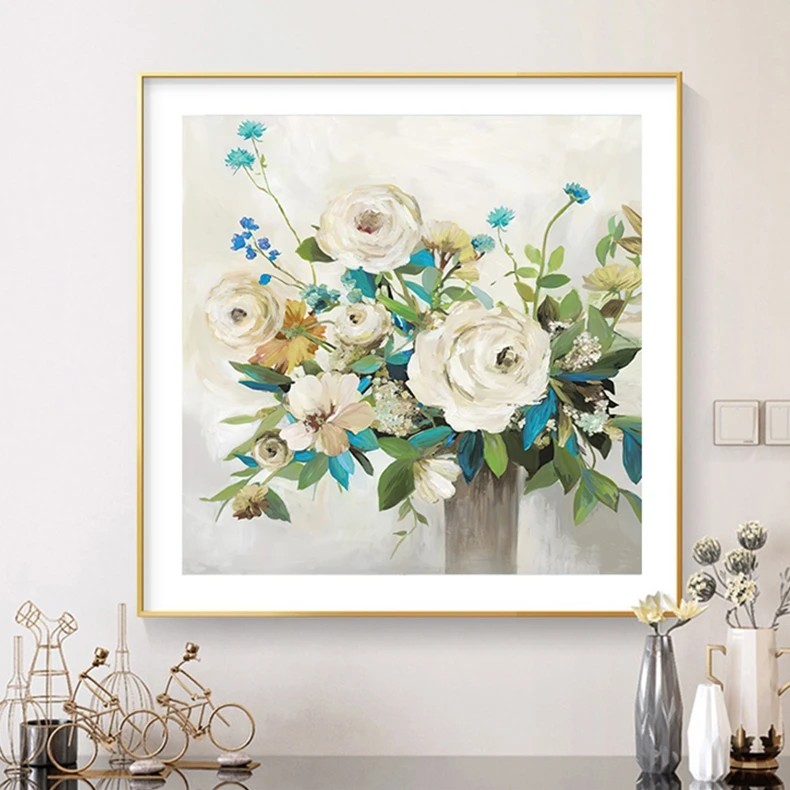 Nordic style Rose Flower Poster Fashion Wall Art Print Canvas Painting Modern Simplicity Picture Living Room Home Decoration