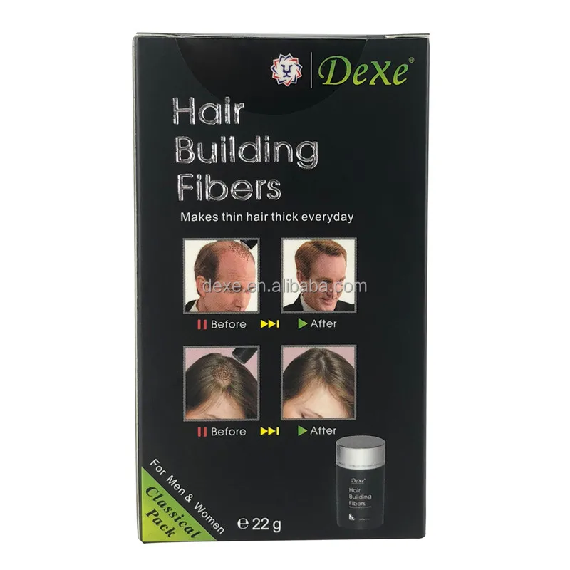 Dexe моментальный спрей для утолщения волос из волокон темно-серого цвета для лечения выпадения волос