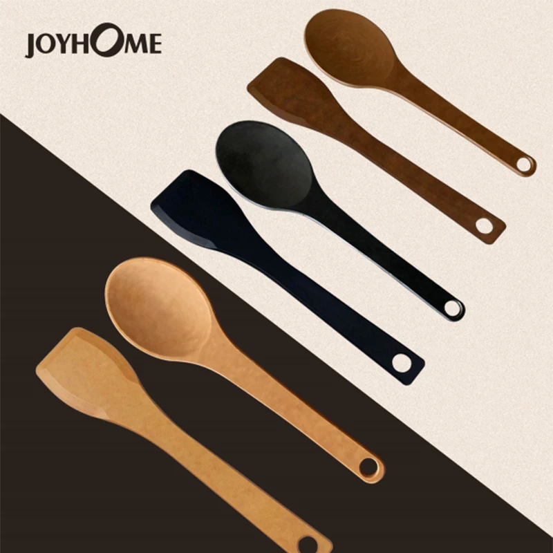Wood Fiber Cooking Utensil Tools Eco Friendly Kitchen Scoop Advanced  Color Cookware Set customized