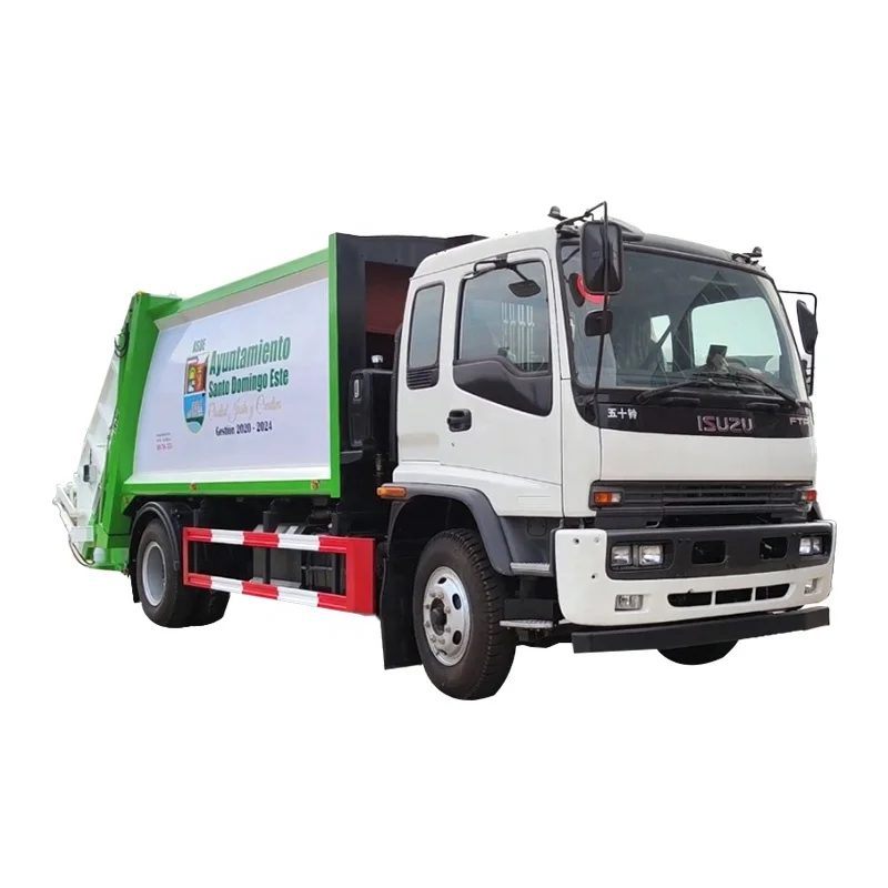 1SUZU 12 CBM уплотнитель мусора грузовик 4x2 компрессионный мусоровоз мусоросборник
