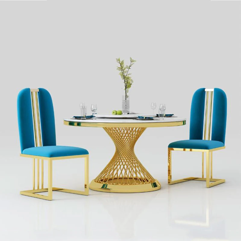 2024 marble dining table set Artistically designed exalted table