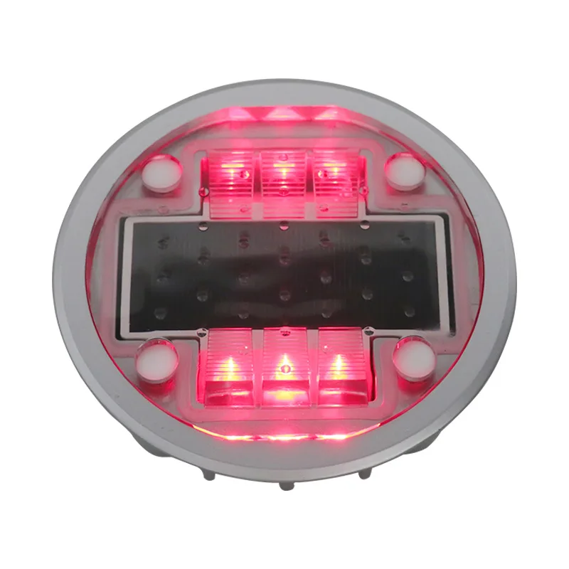 
Multiple color solar powered aluminum led road stud 30tons loading bearing 