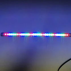 RGB 32LED Strip tail Light LED Turn Signal Brake Light and Running Tail Light for Car Motorcycle License Plate