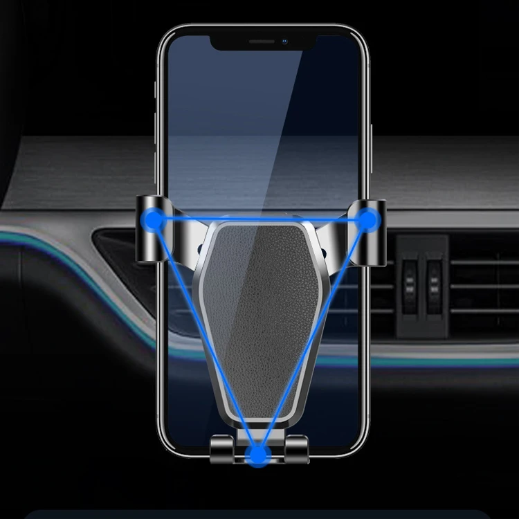 Automatic locking universal car gravity phone holder mobile phone mount holder for car
