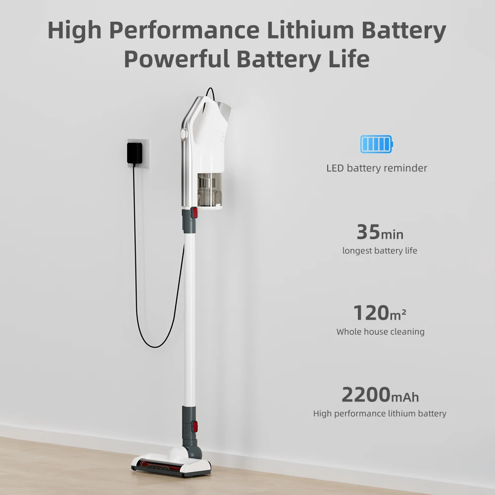 Electric Home rechargeable Household handheld hand wireless Vertical stick cordless Vaccum vacuum cleaners floor care Bagless