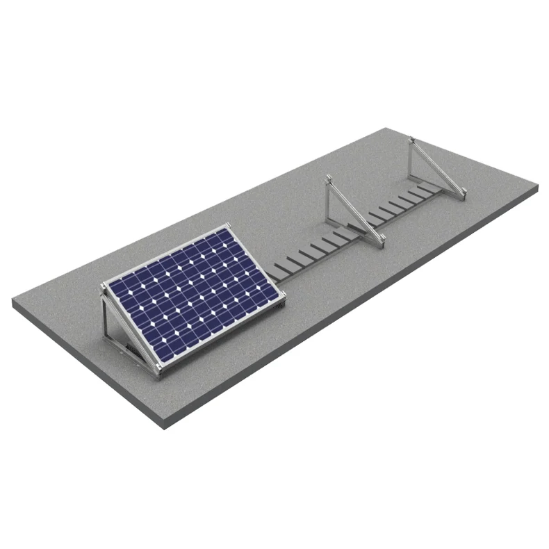 Solar flat roof mount tripod racking flat roof aluminum solar roof mounting system