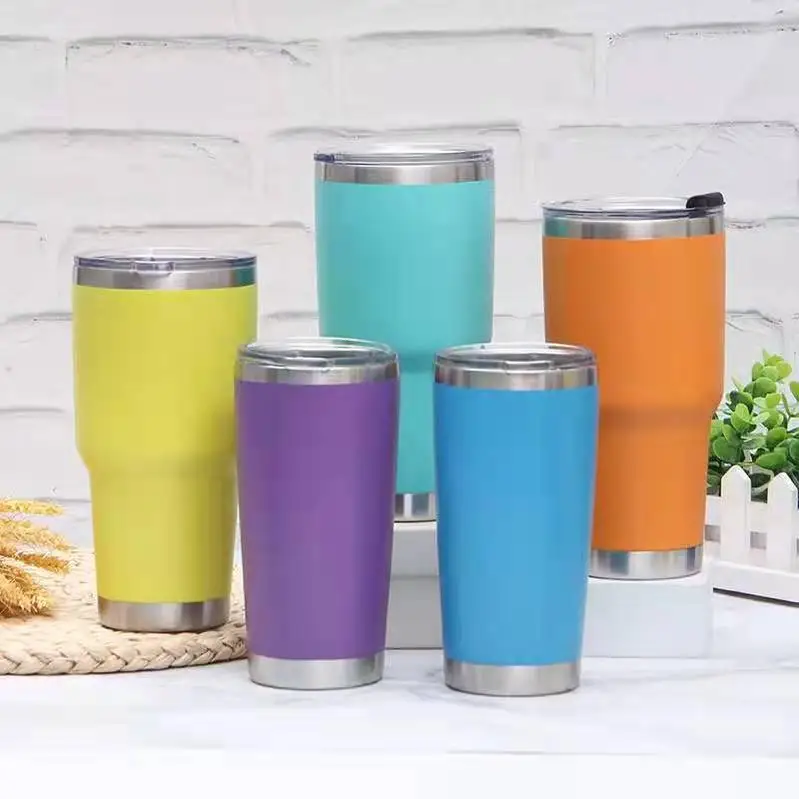 Stainless Steel Travel Mug Coffe Custom Wholesale Bulk With Bamboo Lid Clear Wine Vacuum Tea Double Wall Gel Freezer Mugs