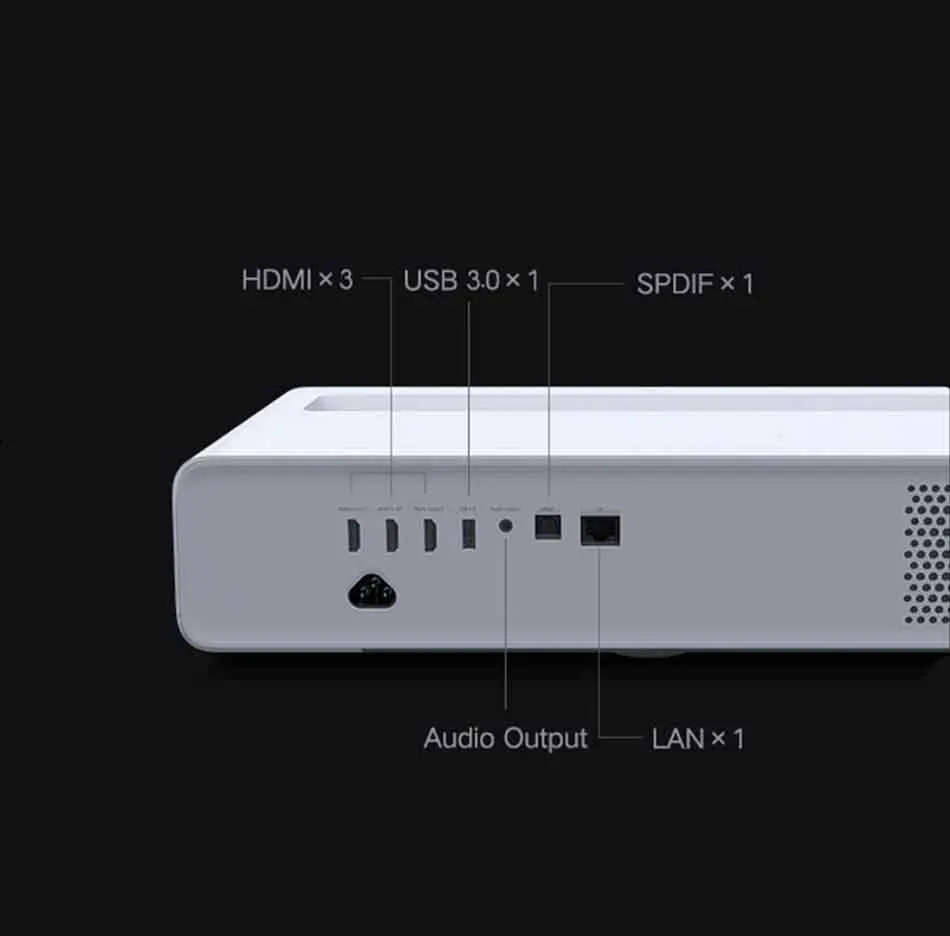 2024 Newest Mi Full RGB Triple Laser UST 4K Projector with Dual 5G WiFi 1920x1080p Full HD Smart Home Theater Projectors