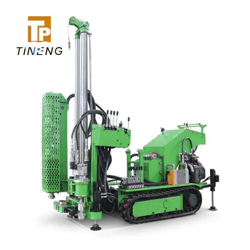 crawler-type self-propelled multifunctional soil investigation machine for SPT and soil sampler drilling