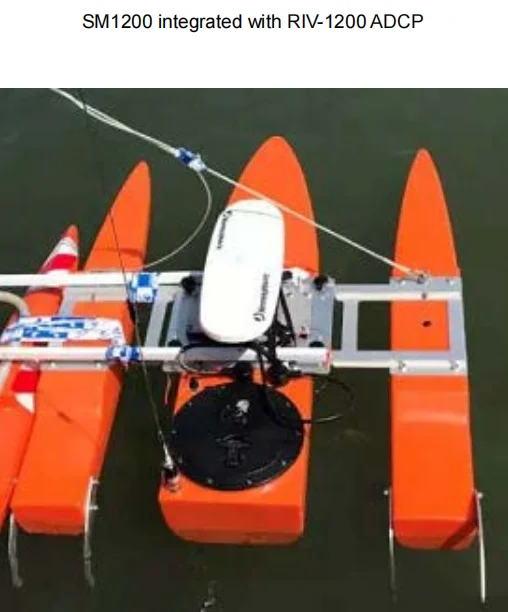 Trimaran Floating Ship ADCP Survey Boat Platform Available For Riverray Riverpro 600khz 1200khz Equipment