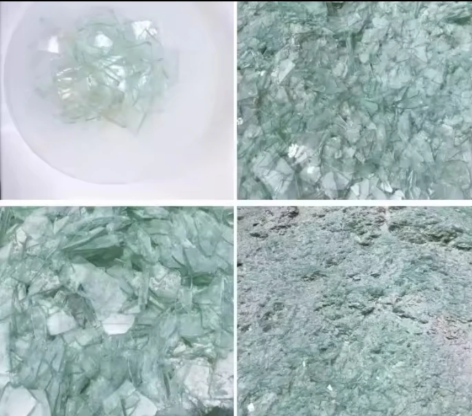 Float Irregular Glass Cullets Recycled Crystal Flat Glass Cullets for Sale Scrap Used to Make Glass
