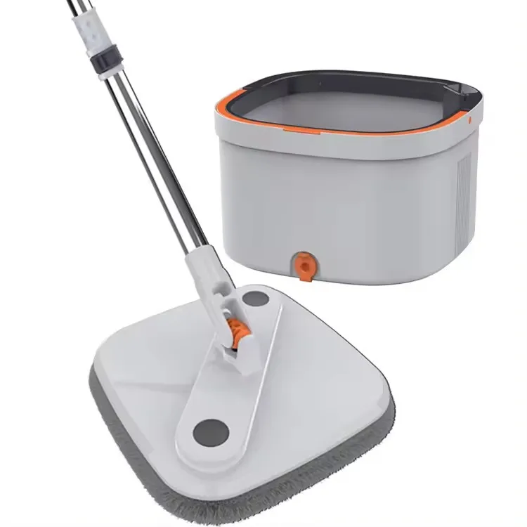floor cleaning adjustable rotating clean microfiber spinning mops 360 degree rotatable magic mop and bucket set