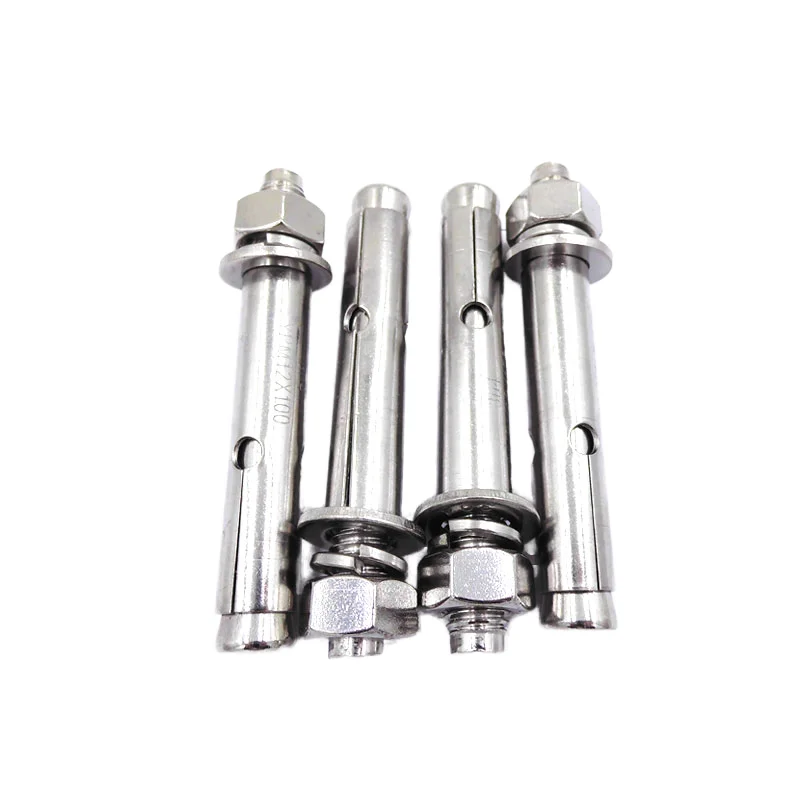 M12*120 Stainless Steel Concrete Anchor Special Expansion Sleeve Anchor Bolt Galvanized Finish ASTM & DIN Standard Box Packing