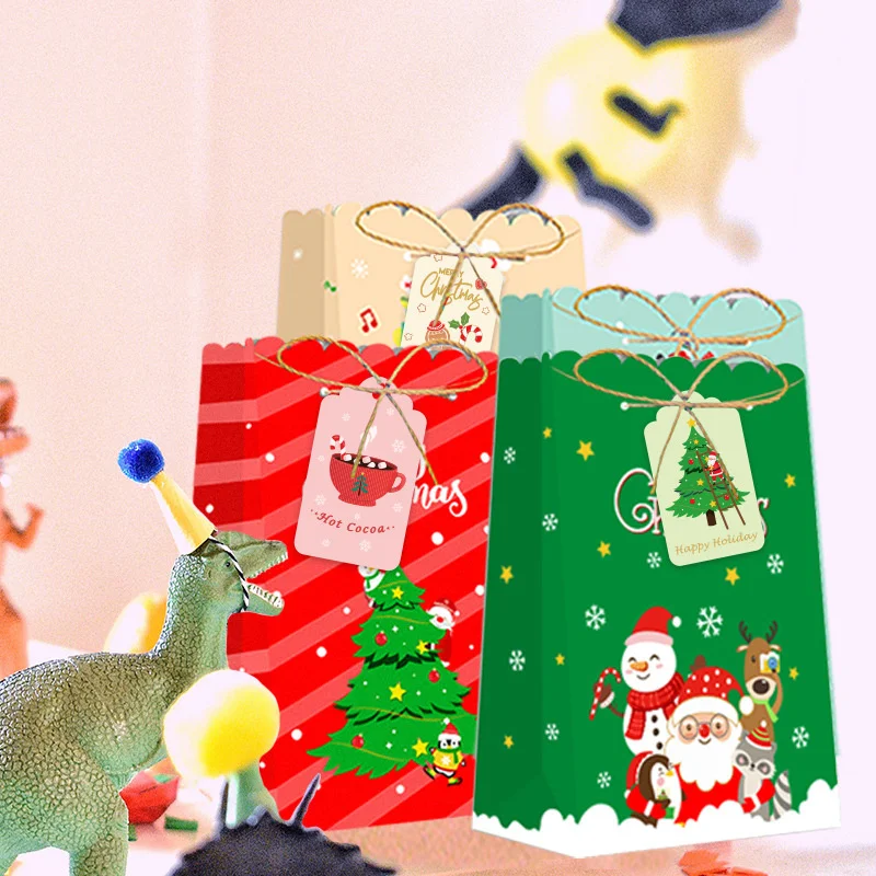 24 Christmas Advent Calendar Bags Candy Paper Bags for DIY Christmas Calendar Wrapping Supplies