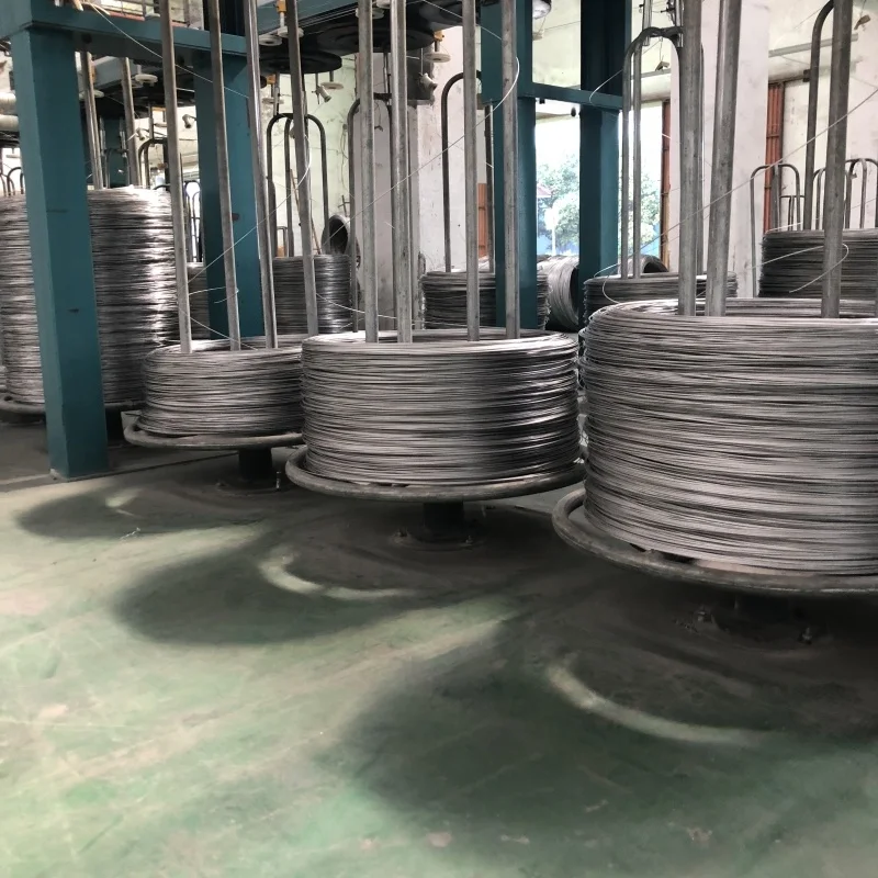 6x19 SS steel wire rope different sizes 1x7 7x7 1x19 7x19 Grade 304 316 50mm stainless steel wire rope for elevator