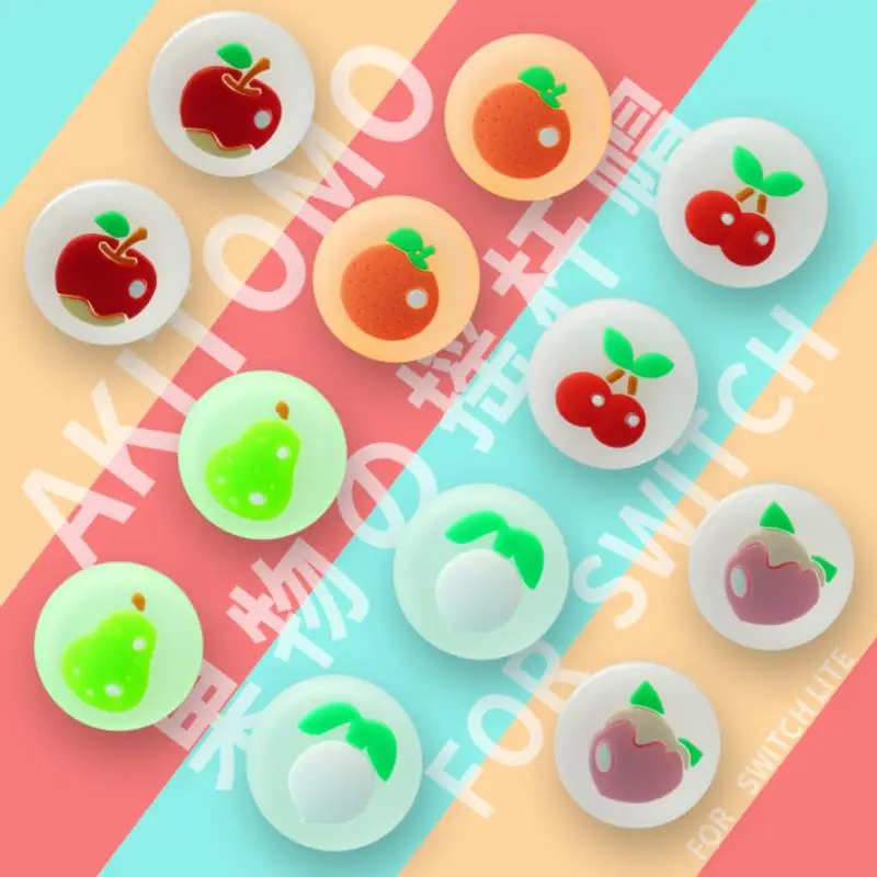 
3D analogue joystick cover Fruit thumb grips for Nintendo switch joycon 