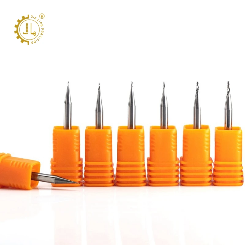Acrylic Cutting Endmills CNC Bit 3.175mm Aluminium Carbide CNC Router Bits 3.175 X 2.0 X 12 X 38L End Mill