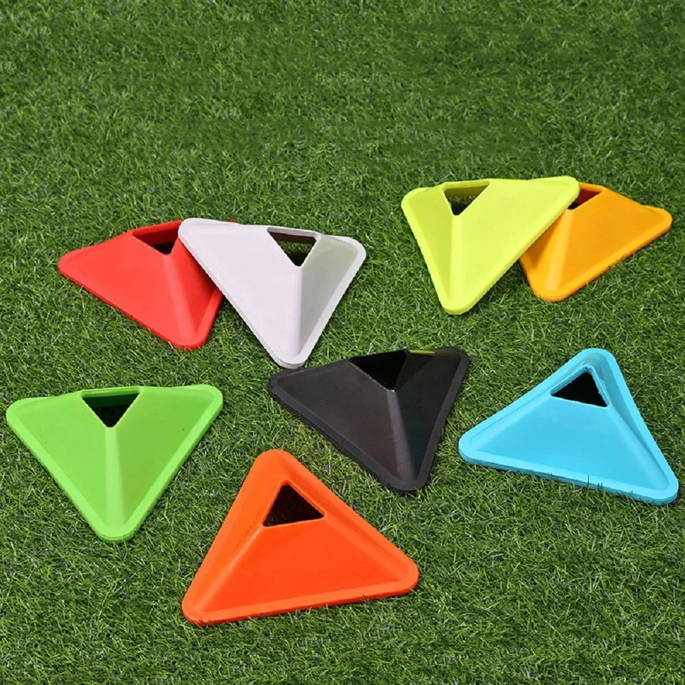 High Quality Agility Rings for Speed Training Customizable PE Triangle Football & Soccer Marker Cones New Design Equipment