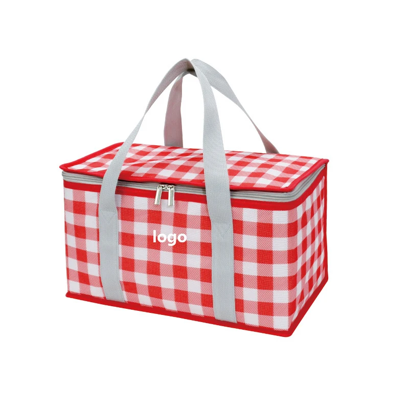 Large Capacity Outdoor Picnic Cooler Bag Camping Travel Basket Portable Bento Thermal Insulated Bag