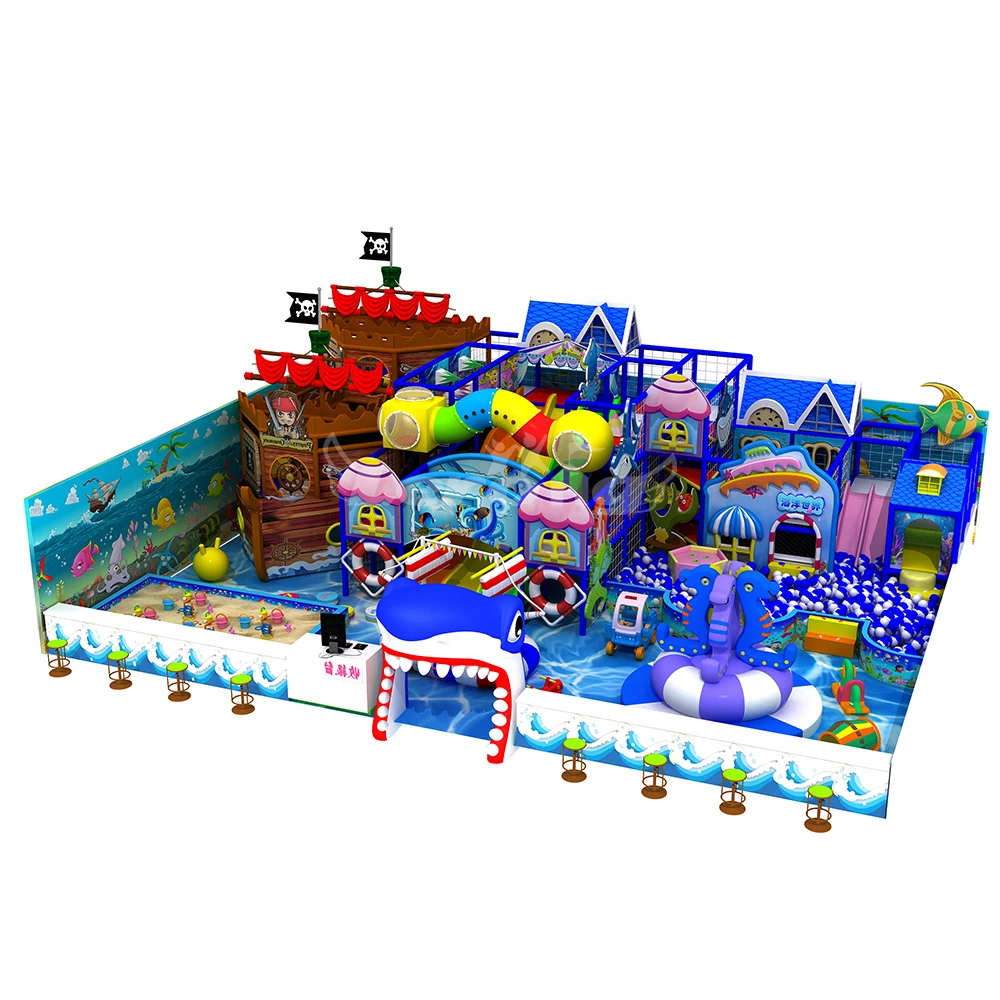 Hot Sale Kids Play Set Monkey Bars Jungle Gym Indoor Playground Equipment Amusement Park Products Play Area Game Play set