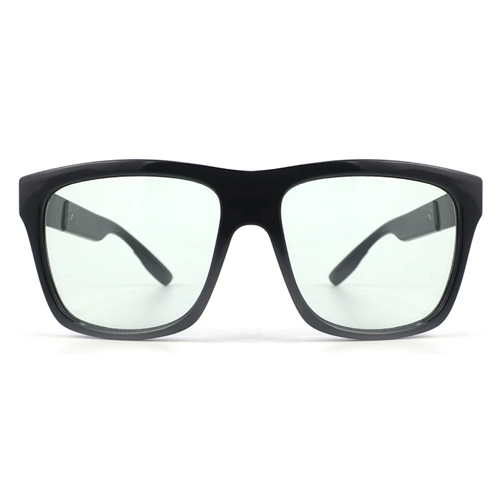 Hot selling PC plastic square frame sunglasses for Women Men fashion Black windproof glasses eyewear