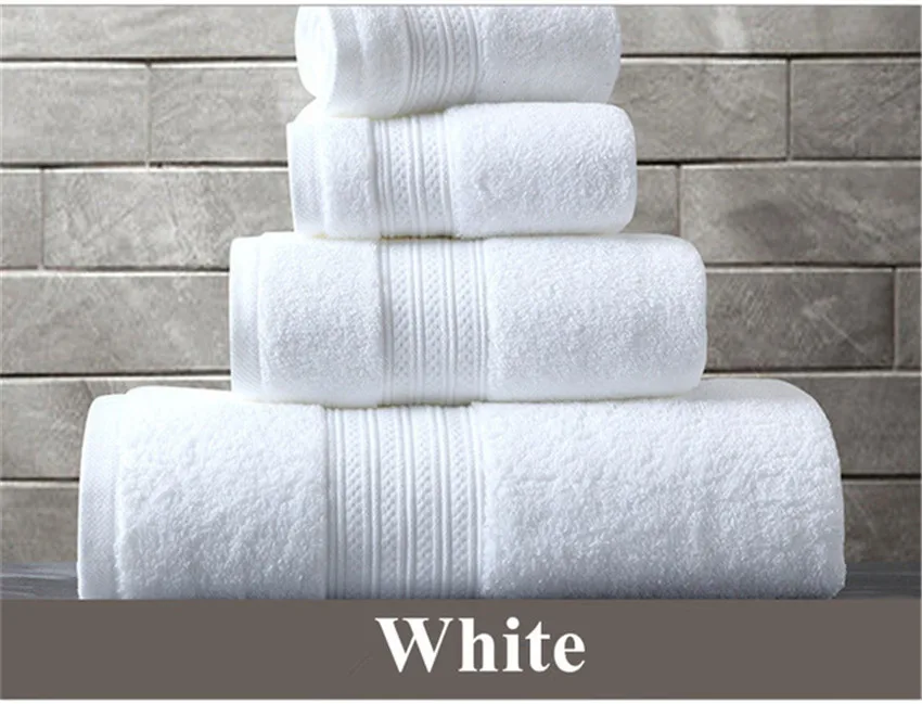 absorbent organic hotel terry towels bathroom 100% cotton high quality wholesale