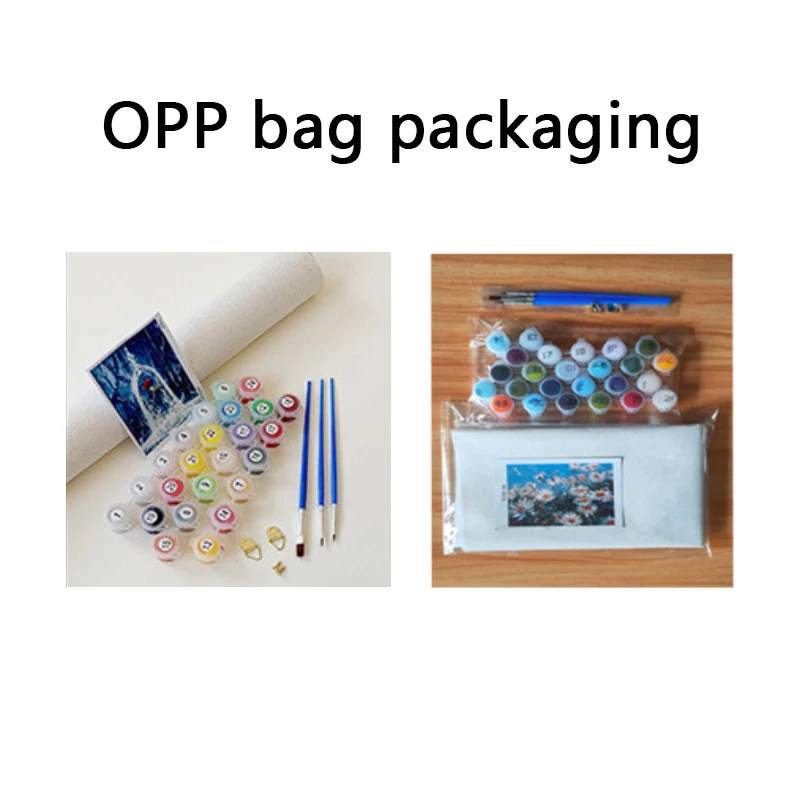 Custom wholesale Landscape Paint By Number Kits for Adults High-Definition Artwork DIY Acrylic Painting for home decor gift