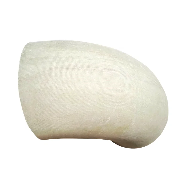 Fiberglass short pipe with flange