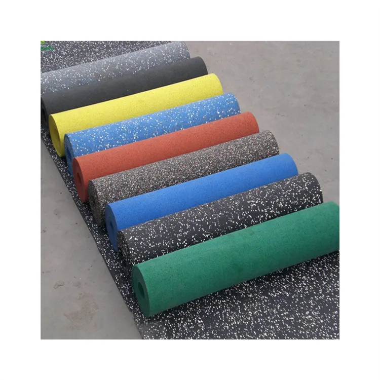 Eco-friendly 3mm-12mm Rubber Mats Gym Rubber Flooring Rolls
