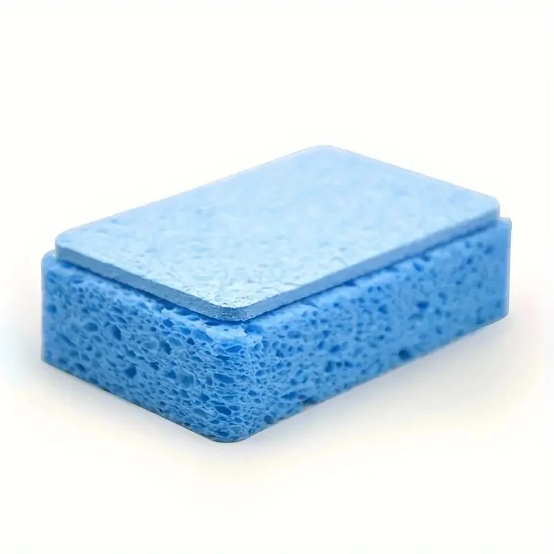 Customized wood pulp cotton large reusable cellulose sponge Biodegradable Household cleaning products