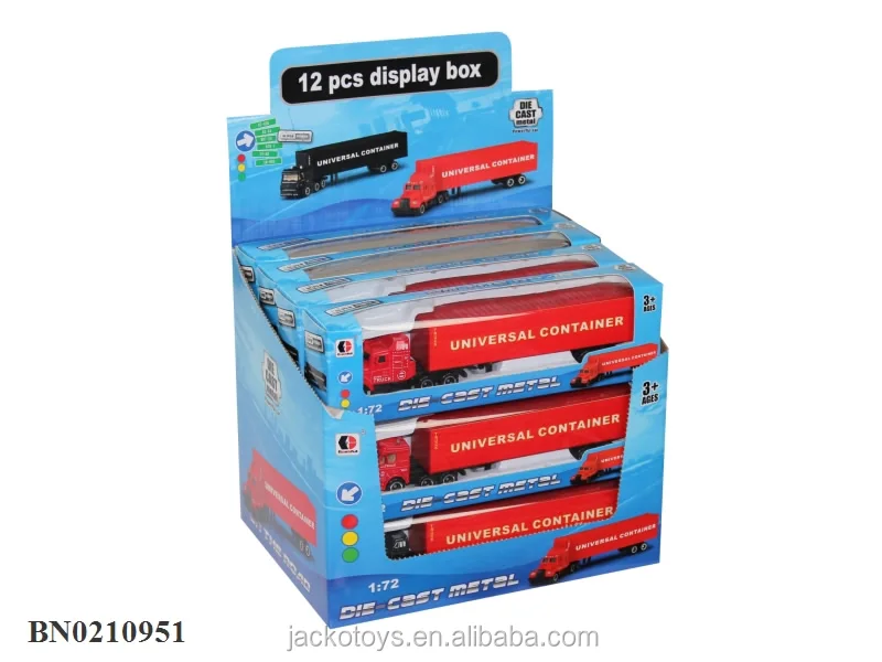 Масштаб 1 72 слайд Литые металлические грузовые контейнеры модель грузовика игрушки