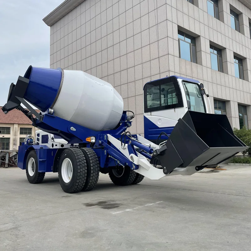Chinese manufacturer cheap 1.2 1.5 2.6 3 m3 concrete mixer concrete mixing machine for construction project for sale
