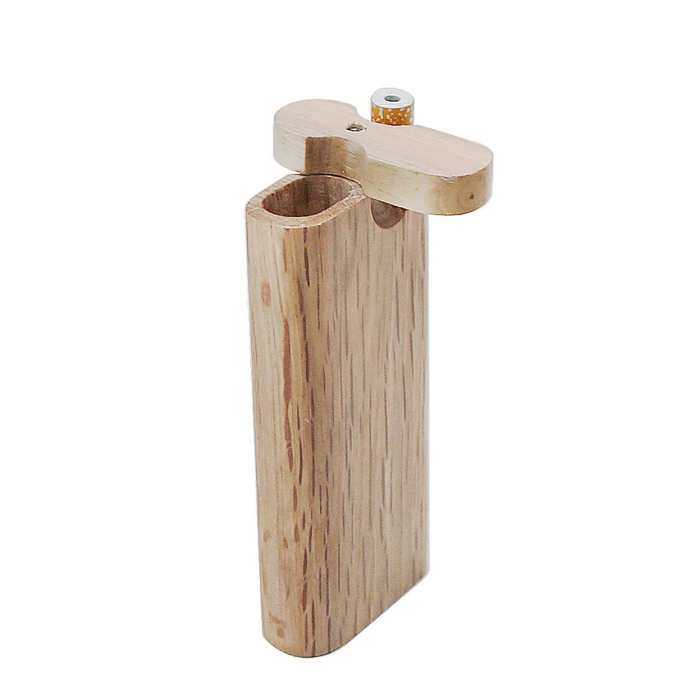 Customized logo New Portable Bamboo Cigarette Case Custom Wood Chinese Cigarette Case
