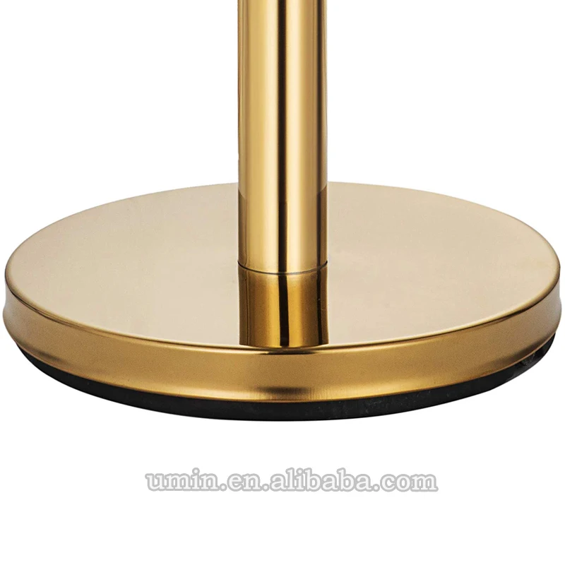 Polished Brass Traditional Rope Stanchions for Crowd Control