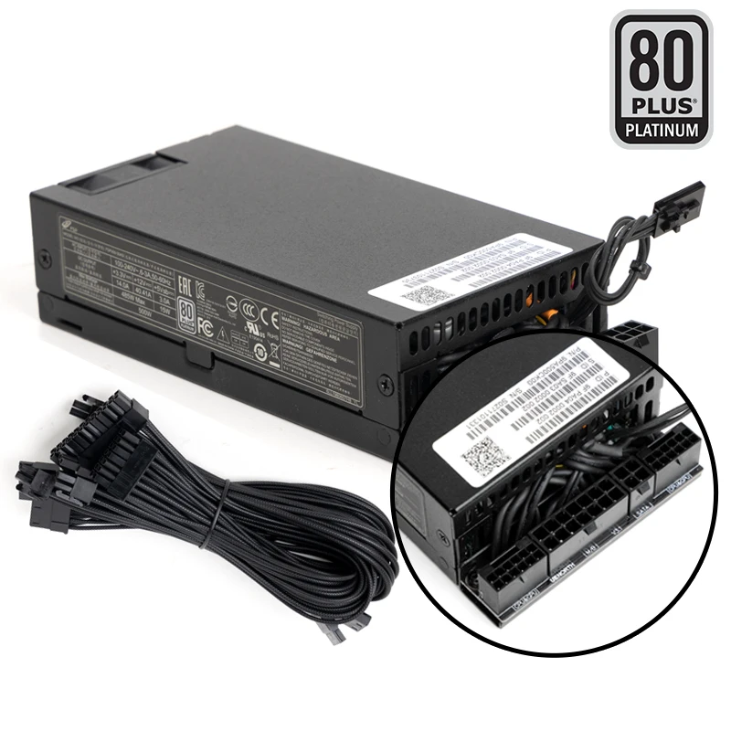 FSP Flex-ATX PSU 500w NAS/ITX Малый хост Платиновый полный модуль питания